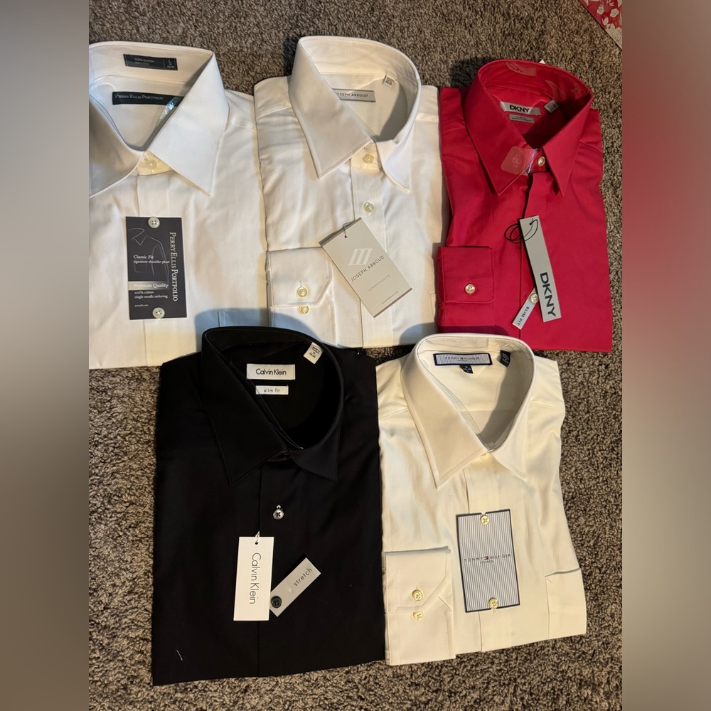 Mens dress shirts brand new. Size Large (34/35).